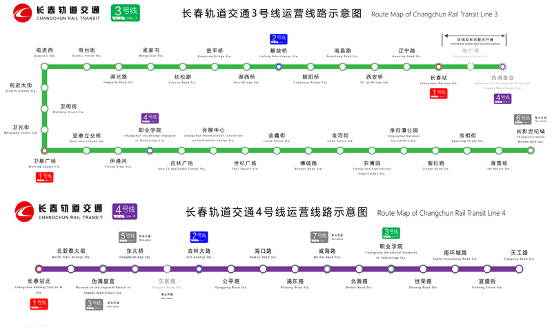 長春輕軌線路圖